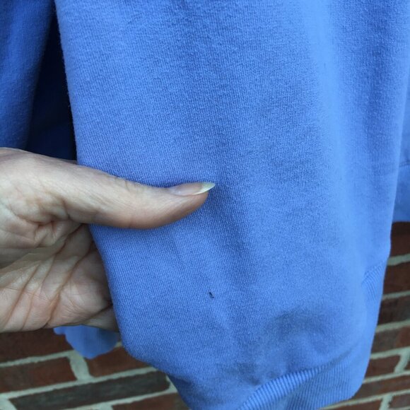 Fila Crewneck Sweatshirt Womens Large Purple Pockets Athleisure Cozy - Picture 5 of 8